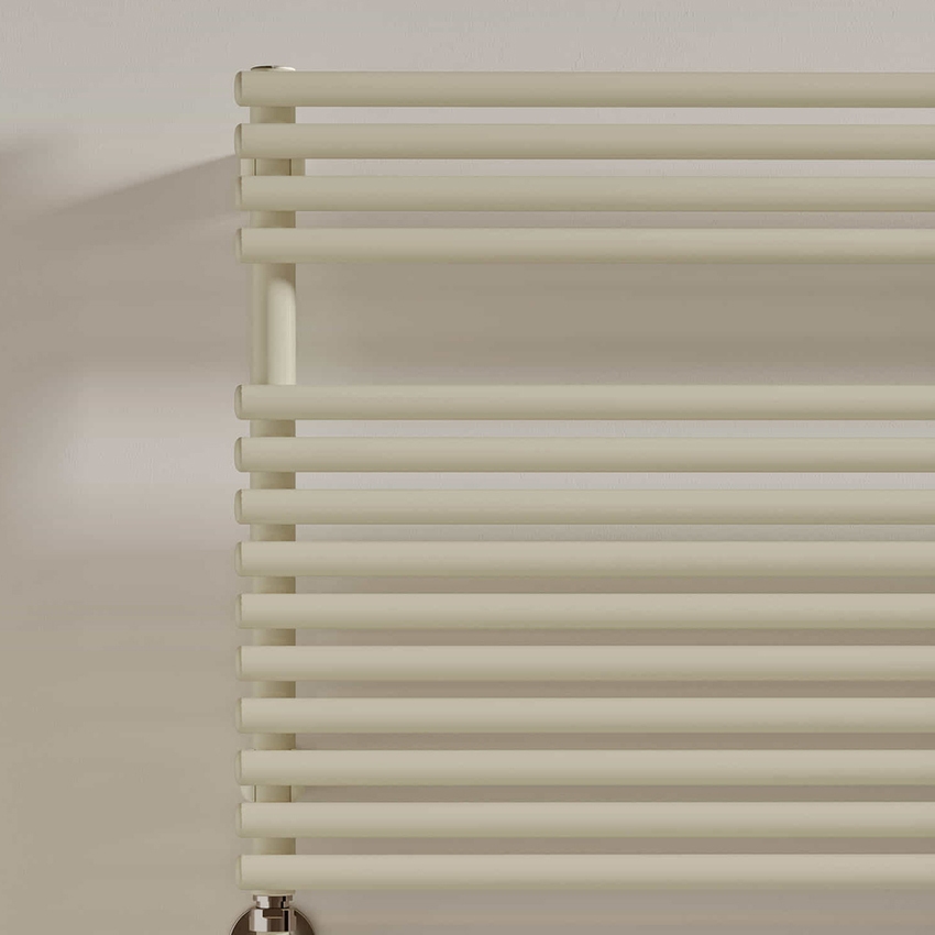 Immagine di Irsap RIGO scaldasalviette, 14 tubi, 1 intervallo, H.54,3 L.52 P.5 cm, colore bianco standard finitura lucido Cod.01 RIP052B01IR01NNN02