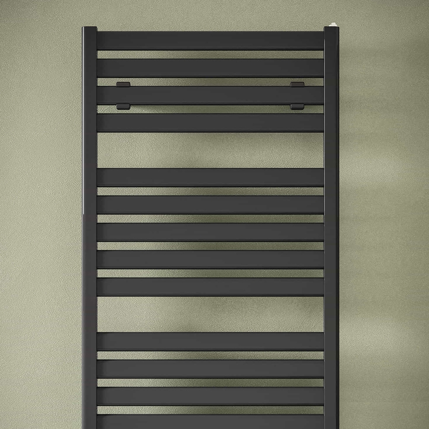 Immagine di Irsap VELA scaldasalviette, 23 tubi, 3 intervalli, H.182 L.66 P.3 cm, colore bianco standard finitura lucido Cod.01 VEE066B01IR01NNN02