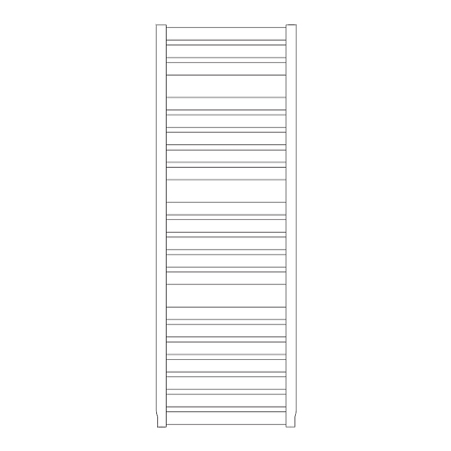 Immagine di Irsap VELA scaldasalviette, 20 tubi, 3 intervalli, H.161 L.66 P.3 cm, colore bianco standard finitura lucido Cod.01 VEL066B01IR01NNN02