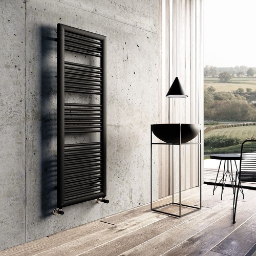 Immagine di Irsap NOVO CULT scaldasalviette, 36 tubi, 3 intervalli, H.180,7 L.50 P.4,9 cm, colore bianco standard finitura lucido Cod.01 NSE050B01IR01NNN03