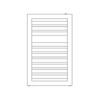 Immagine di Irsap ODDO scaldasalviette, 10 tubi, 1 intervallo, H.80,4 L.60 P.3,65 cm, colore bianco standard finitura lucido Cod.01 LES060B01IR01NNN01