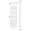 Immagine di Irsap ODDO scaldasalviette, 21 tubi, 3 intervalli, H.158,4 L.60 P.3,65 cm, colore bianco standard finitura lucido Cod.01 LEL060B01IR01NNN02