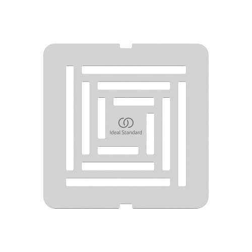 Immagine di Ideal Standard Griglia di scarico in acciaio inossidabile, abbinabile al colore dei piatti doccia Ultra Flat S+, finitura acciaio inox T5635BJ