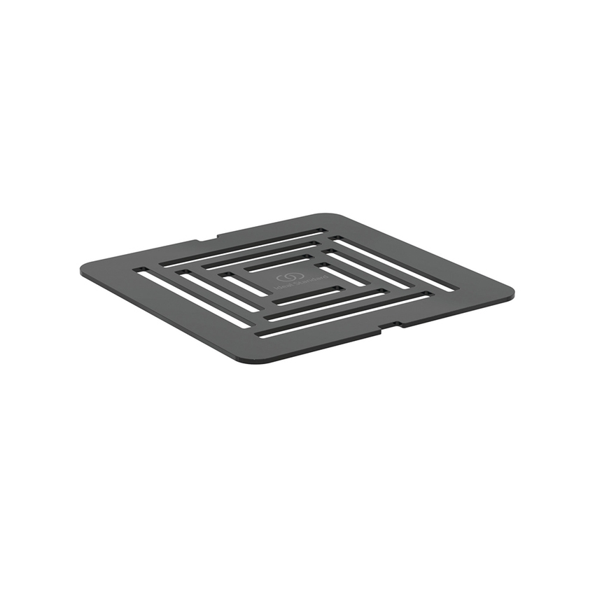 Immagine di Ideal Standard Griglia di scarico in acciaio inossidabile, abbinabile al colore dei piatti doccia Ultra Flat S+, colore nero finitura opaco T5635FV
