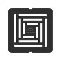 Immagine di Ideal Standard Griglia di scarico in acciaio inossidabile, abbinabile al colore dei piatti doccia Ultra Flat S+, colore nero finitura opaco T5635FV