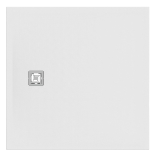 Immagine di Ideal Standard ULTRA FLAT S+ piatto doccia quadrato 120 cm, ultrapiatto, in IdealSolid, colore bianco finitura opaco T5615FR