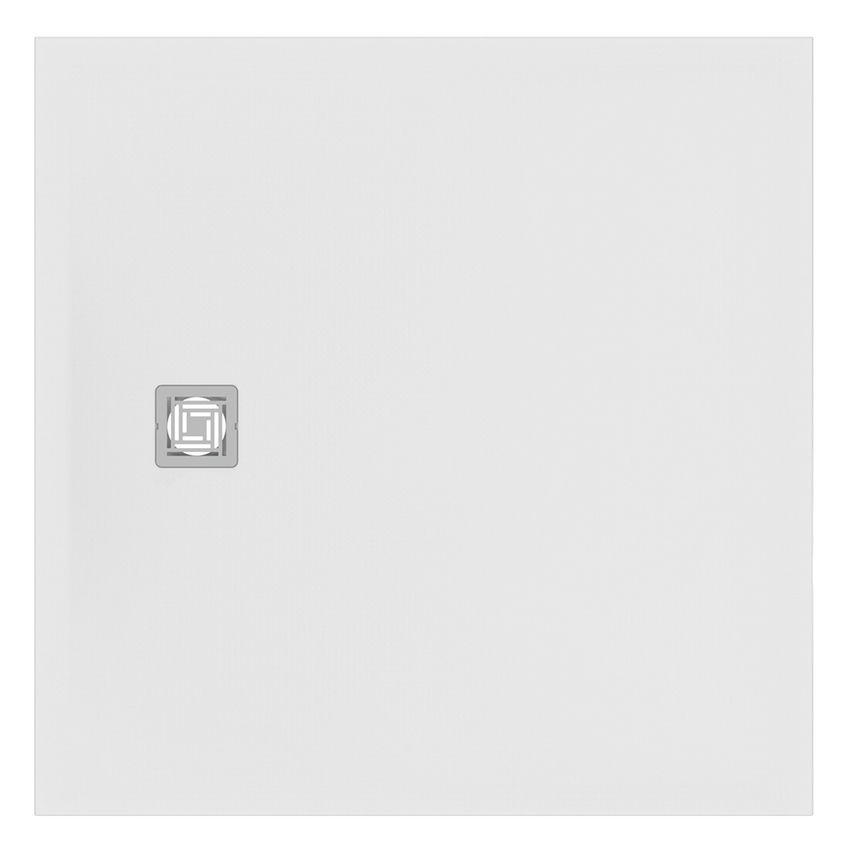 Immagine di Ideal Standard ULTRA FLAT S+ piatto doccia quadrato 120 cm, ultrapiatto, in IdealSolid, colore bianco finitura opaco T5615FR
