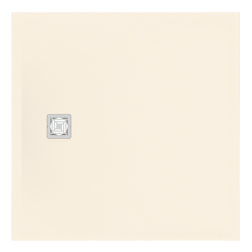 Immagine di Ideal Standard ULTRA FLAT S+ piatto doccia quadrato 120 cm, ultrapiatto, in IdealSolid, colore sabbia finitura opaco T5615FT
