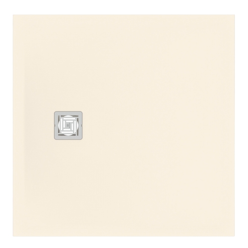 Immagine di Ideal Standard ULTRA FLAT S+ piatto doccia quadrato 100 cm, ultrapiatto, in IdealSolid, colore sabbia finitura opaco T5608FT