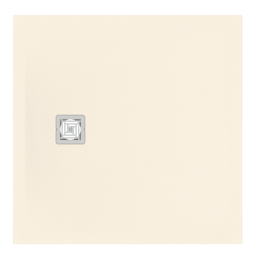 Immagine di Ideal Standard ULTRA FLAT S+ piatto doccia quadrato 100 cm, ultrapiatto, in IdealSolid, colore sabbia finitura opaco T5608FT