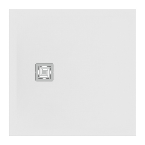 Immagine di Ideal Standard ULTRA FLAT S+ piatto doccia quadrato 90 cm, ultrapiatto, in IdealSolid, colore bianco finitura opaco T5597FR