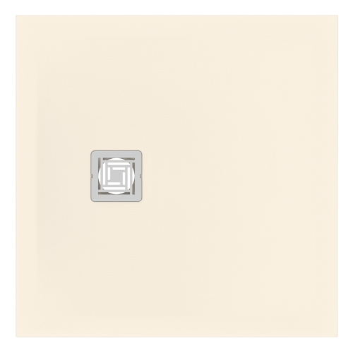 Immagine di Ideal Standard ULTRA FLAT S+ piatto doccia quadrato 80 cm, ultrapiatto, in IdealSolid, colore sabbia finitura opaco T5600FT