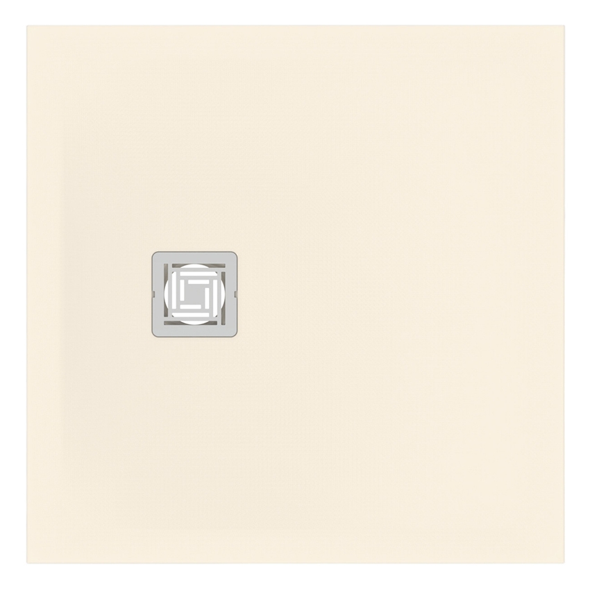 Immagine di Ideal Standard ULTRA FLAT S+ piatto doccia quadrato 80 cm, ultrapiatto, in IdealSolid, colore sabbia finitura opaco T5600FT