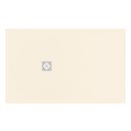Immagine di Ideal Standard ULTRA FLAT S+ piatto doccia rettangolare L.160 P.100 cm, ultrapiatto, in IdealSolid, con scarico sul lato corto, colore sabbia finitura opaco T5610FT