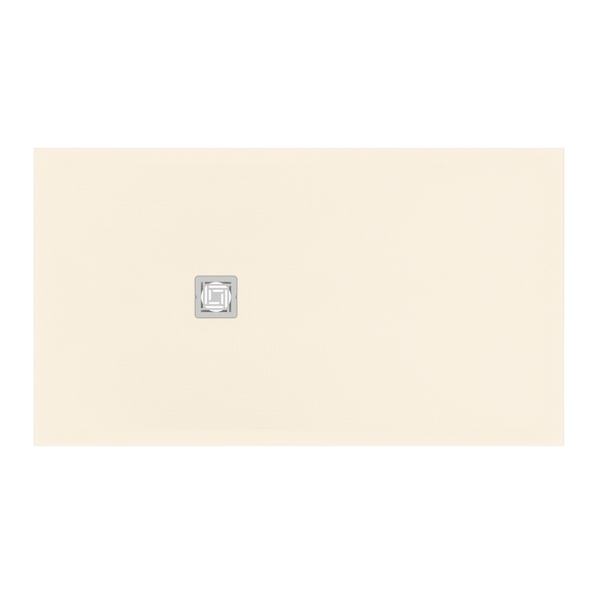 Immagine di Ideal Standard ULTRA FLAT S+ piatto doccia rettangolare L.160 P.90 cm, ultrapiatto, in IdealSolid, con scarico sul lato corto, colore sabbia finitura opaco T5601FT