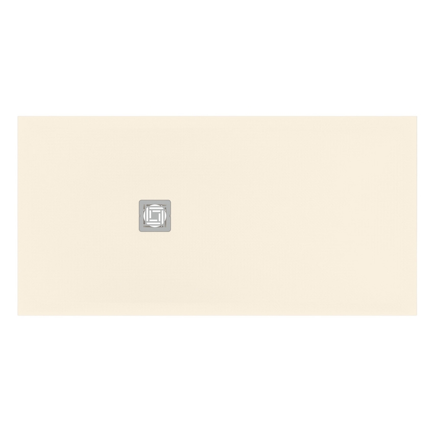 Immagine di Ideal Standard ULTRA FLAT S+ piatto doccia rettangolare L.160 P.80 cm, ultrapiatto, in IdealSolid, con scarico sul lato corto, colore sabbia finitura opaco T5602FT