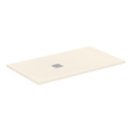 Immagine di Ideal Standard ULTRA FLAT S+ piatto doccia rettangolare L.140 P.80 cm, ultrapiatto, in IdealSolid, con scarico sul lato corto, colore sabbia finitura opaco T5599FT