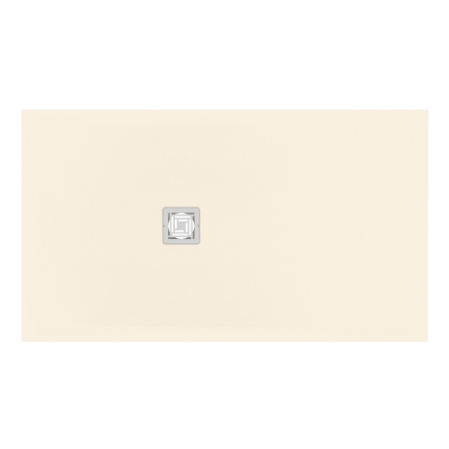 Immagine di Ideal Standard ULTRA FLAT S+ piatto doccia rettangolare L.140 P.80 cm, ultrapiatto, in IdealSolid, con scarico sul lato corto, colore sabbia finitura opaco T5599FT