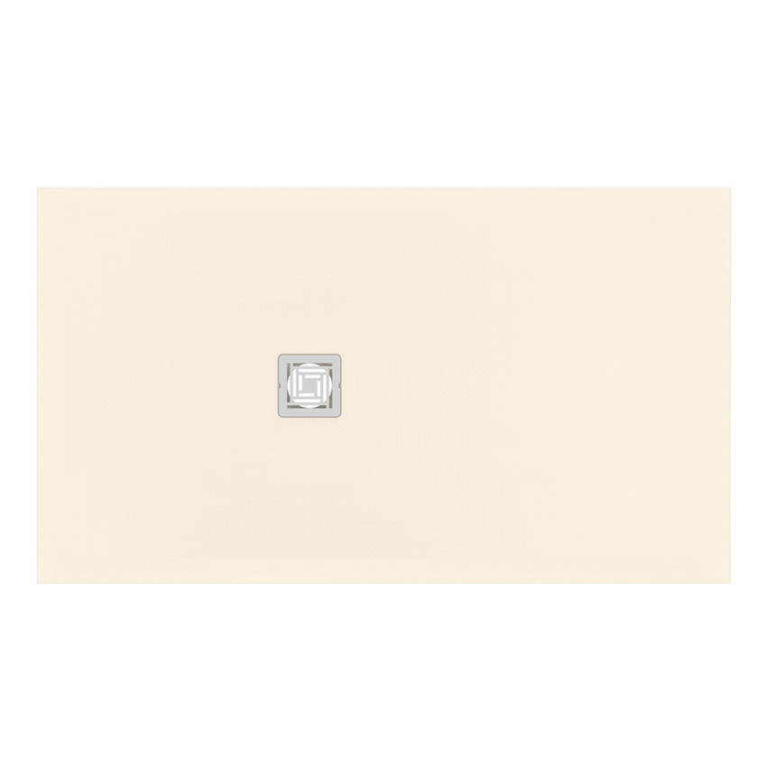 Immagine di Ideal Standard ULTRA FLAT S+ piatto doccia rettangolare L.140 P.80 cm, ultrapiatto, in IdealSolid, con scarico sul lato corto, colore sabbia finitura opaco T5599FT