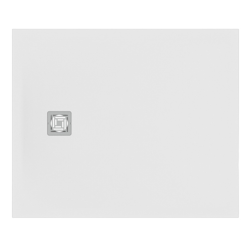 Immagine di Ideal Standard ULTRA FLAT S+ piatto doccia rettangolare L.120 P.100 cm, ultrapiatto, in IdealSolid, con scarico sul lato corto, colore bianco finitura opaco T5605FR