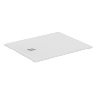 Immagine di Ideal Standard ULTRA FLAT S+ piatto doccia rettangolare L.120 P.100 cm, ultrapiatto, in IdealSolid, con scarico sul lato corto, colore bianco finitura opaco T5605FR