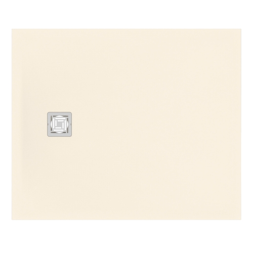 Immagine di Ideal Standard ULTRA FLAT S+ piatto doccia rettangolare L.120 P.100 cm, ultrapiatto, in IdealSolid, con scarico sul lato corto, colore sabbia finitura opaco T5605FT