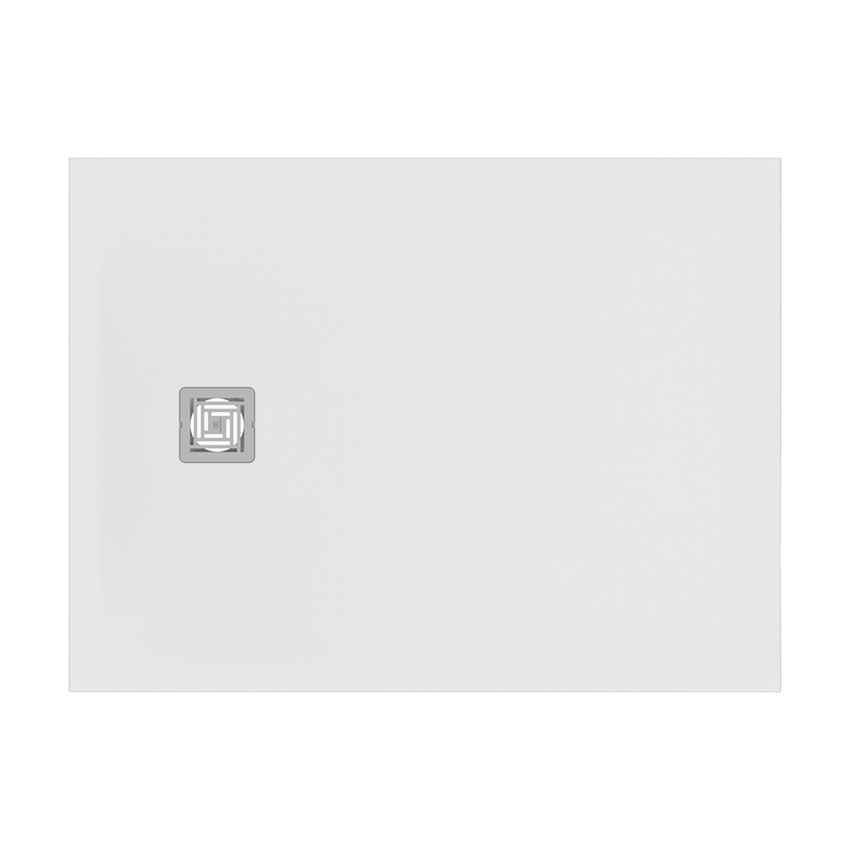 Immagine di Ideal Standard ULTRA FLAT S+ piatto doccia rettangolare L.120 P.90 cm, ultrapiatto, in IdealSolid, con scarico sul lato corto, colore bianco finitura opaco T5595FR