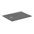 Immagine di Ideal Standard ULTRA FLAT S+ piatto doccia rettangolare L.120 P.90 cm, ultrapiatto, in IdealSolid, con scarico sul lato corto, colore grigio cemento finitura opaco T5595FS