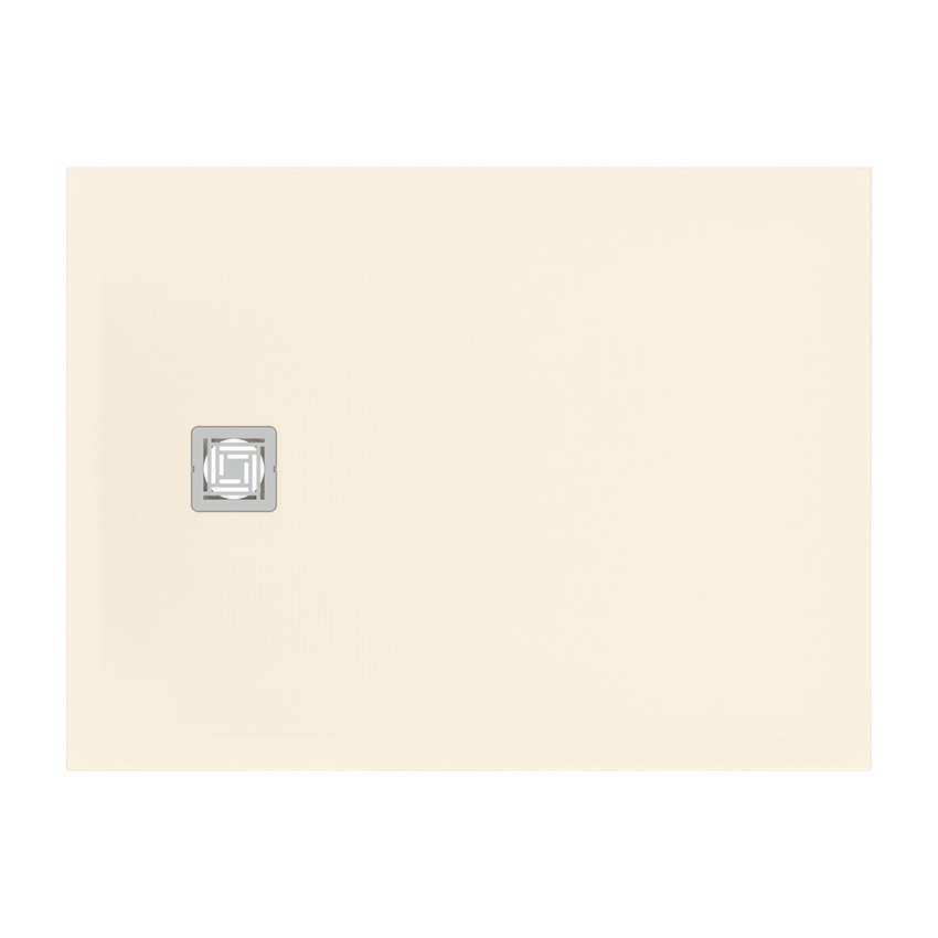 Immagine di Ideal Standard ULTRA FLAT S+ piatto doccia rettangolare L.120 P.90 cm, ultrapiatto, in IdealSolid, con scarico sul lato corto, colore sabbia finitura opaco T5595FT