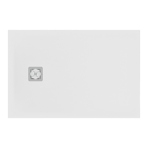 Immagine di Ideal Standard ULTRA FLAT S+ piatto doccia rettangolare L.120 P.80 cm, ultrapiatto, in IdealSolid, con scarico sul lato corto, colore bianco finitura opaco T5594FR