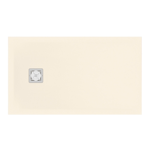 Immagine di Ideal Standard ULTRA FLAT S+ piatto doccia rettangolare L.120 P.70 cm, ultrapiatto, in IdealSolid, con scarico sul lato corto, colore sabbia finitura opaco T5603FT