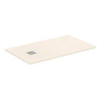 Immagine di Ideal Standard ULTRA FLAT S+ piatto doccia rettangolare L.120 P.70 cm, ultrapiatto, in IdealSolid, con scarico sul lato corto, colore sabbia finitura opaco T5603FT