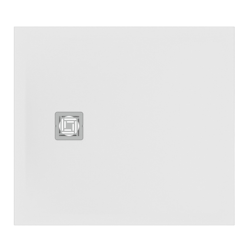 Immagine di Ideal Standard ULTRA FLAT S+ piatto doccia rettangolare L.100 P.90 cm, ultrapiatto, in IdealSolid, con scarico sul lato corto, colore bianco finitura opaco T5607FR