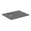 Immagine di Ideal Standard ULTRA FLAT S+ piatto doccia rettangolare L.100 P.80 cm, ultrapiatto, in IdealSolid, con scarico sul lato corto, colore grigio cemento finitura opaco T5596FS