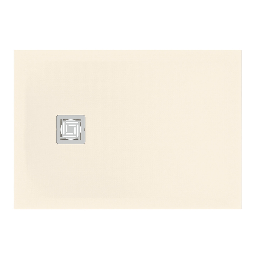 Immagine di Ideal Standard ULTRA FLAT S+ piatto doccia rettangolare L.100 P.70 cm, ultrapiatto, in IdealSolid, con scarico sul lato corto, colore sabbia finitura opaco T5606FT