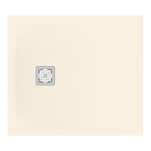 Immagine di Ideal Standard ULTRA FLAT S+ piatto doccia rettangolare L.90 P.80 cm, ultrapiatto, in IdealSolid, con scarico sul lato corto, colore sabbia finitura opaco T5688FT