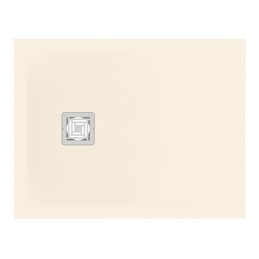 Immagine di Ideal Standard ULTRA FLAT S+ piatto doccia rettangolare L.90 P.70 cm, ultrapiatto, in IdealSolid, con scarico sul lato corto, colore sabbia finitura opaco T5604FT