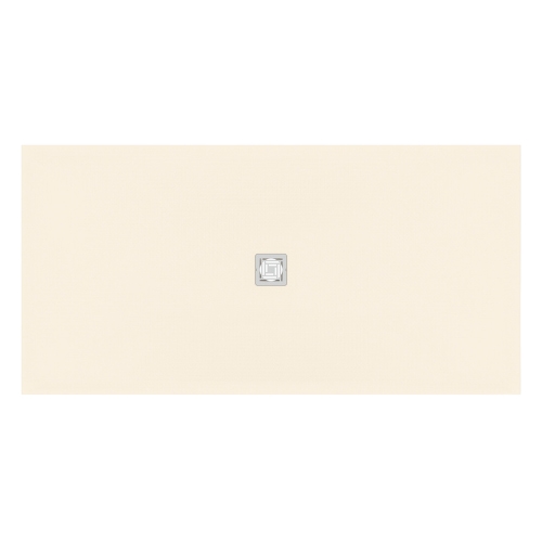 Immagine di Ideal Standard ULTRA FLAT S+ piatto doccia rettangolare L.200 P.100 cm, ultrapiatto, in IdealSolid, con scarico centrale, colore sabbia finitura opaco T5617FT
