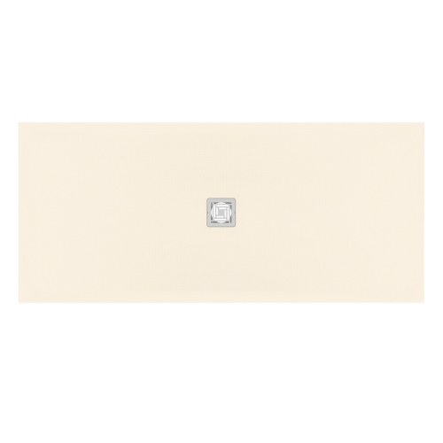 Immagine di Ideal Standard ULTRA FLAT S+ piatto doccia rettangolare L.180 P.80 cm, ultrapiatto, in IdealSolid, con scarico centrale, colore sabbia finitura opaco T5612FT