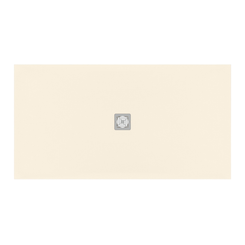 Immagine di Ideal Standard ULTRA FLAT S+ piatto doccia rettangolare L.170 P.90 cm, ultrapiatto, in IdealSolid, con scarico centrale, colore sabbia finitura opaco T5616FT