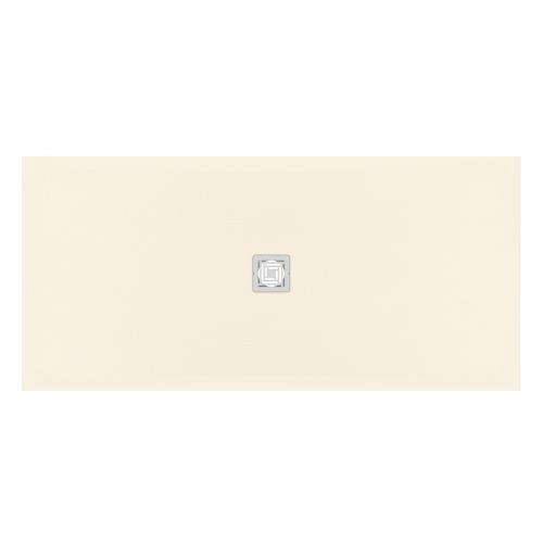 Immagine di Ideal Standard ULTRA FLAT S+ piatto doccia rettangolare L.170 P.80 cm, ultrapiatto, in IdealSolid, con scarico centrale, colore sabbia finitura opaco T5611FT