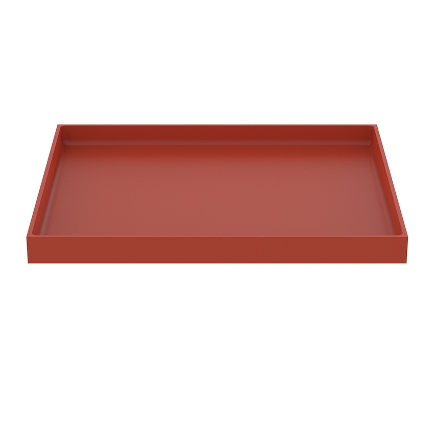 Immagine di Ideal Standard SOLOS ripiano mobile quadrato 33 cm, abbinabile a tutti i lavabi Solos, colore arancio finitura lucido T5563Y3