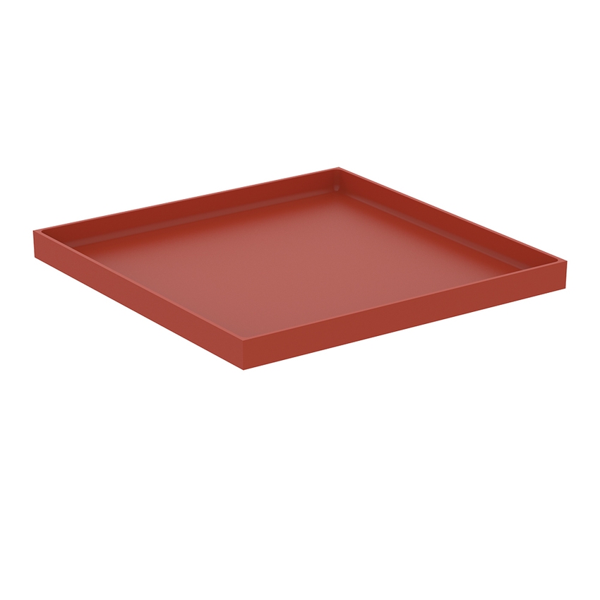 Immagine di Ideal Standard SOLOS ripiano mobile quadrato 33 cm, abbinabile a tutti i lavabi Solos, colore arancio finitura lucido T5563Y3