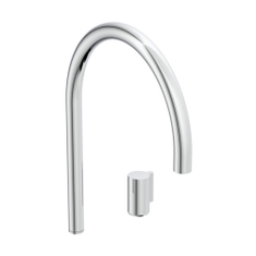 Immagine di Ideal Standard SOLOS miscelatore lavabo H.30 cm rotondo, sequenziale, a due fori, con bocca orientabile, senza scarico, finitura cromo A7830AA