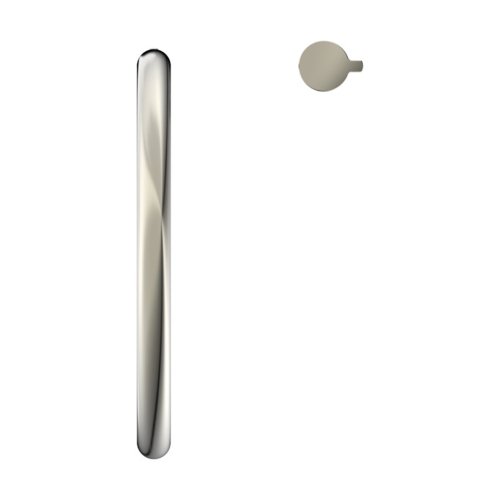 Immagine di Ideal Standard SOLOS miscelatore lavabo H.30 cm rotondo, sequenziale, a due fori, con bocca orientabile, senza scarico, finitura silver storm A7830GN