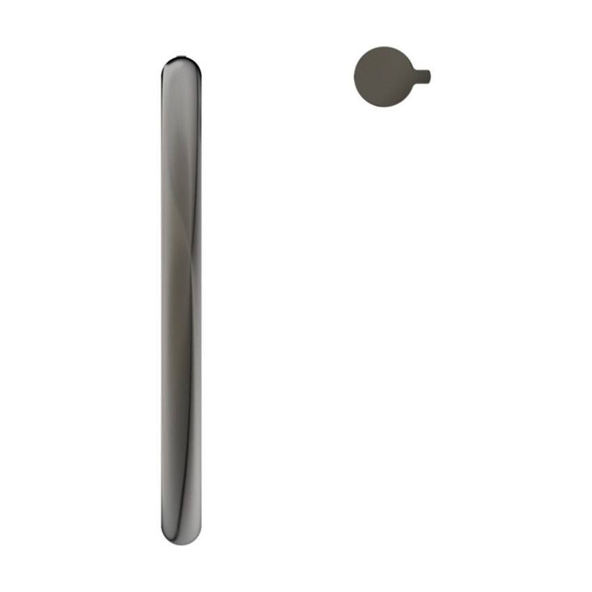 Immagine di Ideal Standard SOLOS miscelatore lavabo H.30 cm rotondo, sequenziale, a due fori, con bocca orientabile, senza scarico, finitura magnetic grey A7830A5