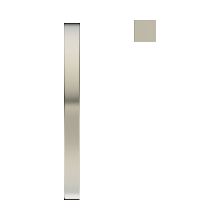 Immagine di Ideal Standard SOLOS miscelatore lavabo H.30 cm quadrato, sequenziale, a due fori, con bocca orientabile, senza scarico, finitura silver storm A7831GN