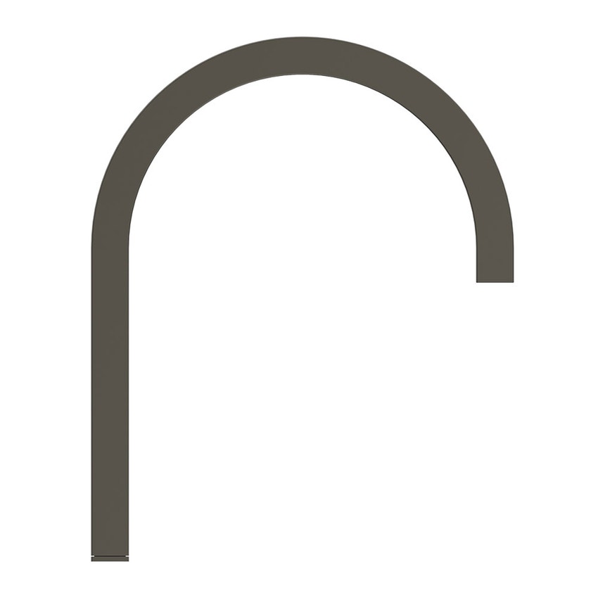 Immagine di Ideal Standard SOLOS miscelatore lavabo H.30 cm quadrato, elettronico, a un foro, con bocca orientabile, senza scarico, finitura magnetic grey A7833A5