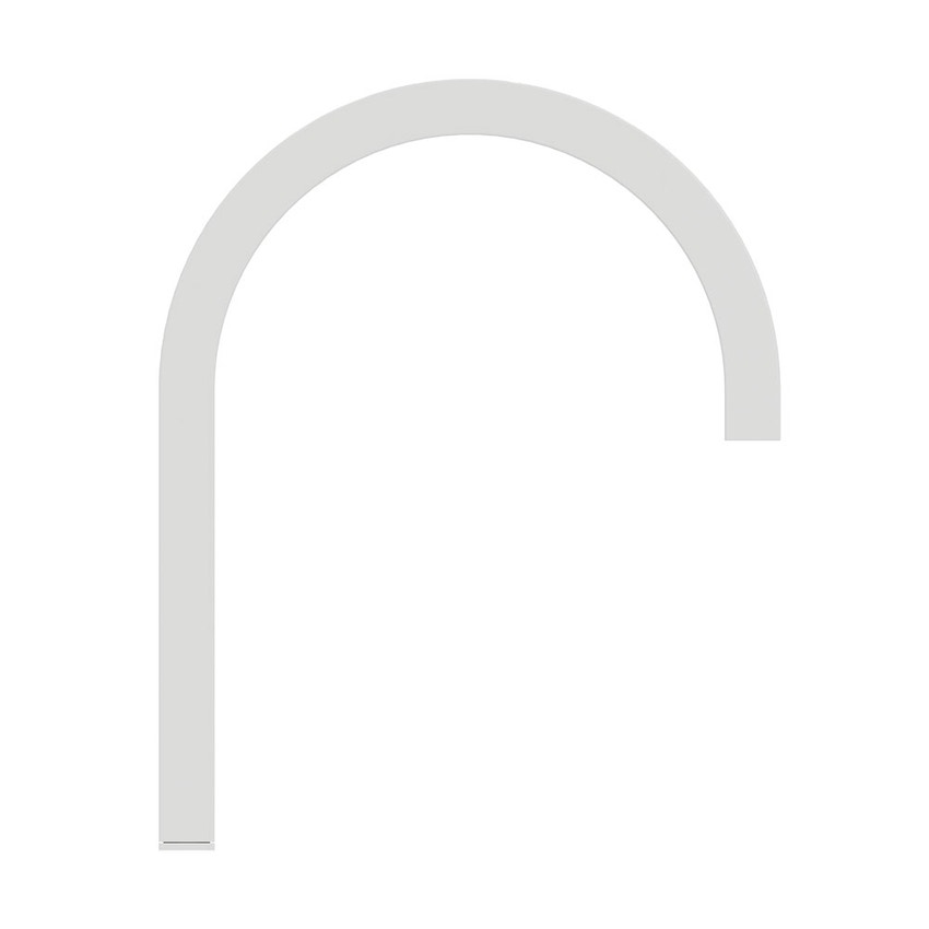 Immagine di Ideal Standard SOLOS miscelatore lavabo H.30 cm quadrato, elettronico, a un foro, con bocca orientabile, senza scarico, colore bianco finitura lucido A7833AC