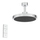 Ideal Standard SOLOS kit braccio a soffitto e soffione rotondo 33 cm, con luce LED, 3 funzioni, senza corpo incasso, finitura cromo A7891AA